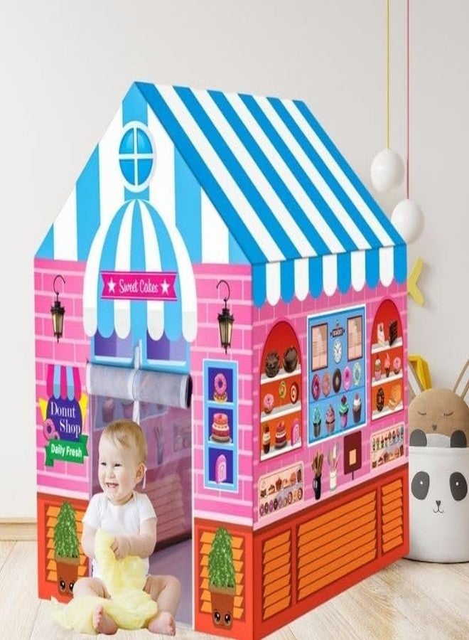 CAPSEA Play Tent House for Toys for 2 to 8Years Old Girls Boys,Colorfull and Light Weight and Foldable Children Kids Toys,Indoor and Outdoor Tent House (Cake Shop Tent House) - Image 3